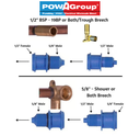 BleedAValve Test Plug & Cap Blue 