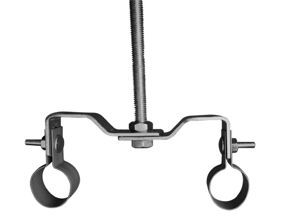 Clevis Hanger PowAFix Multi Clevis M10 with 1/4 Cuphead Bolt &amp; Nut + 2 x M10 Nuts