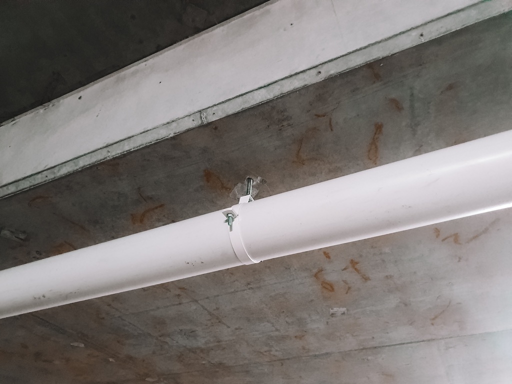 Pipe Clip All Thread Adjustable PVC 225mm