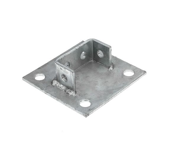 Base Plate 150mm x 150mm x 40mm Hot Dipped Galvanised (Suit 41x82 Strut)