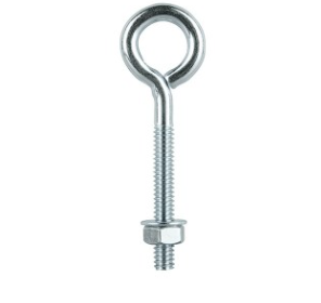 Eye Bolt  1/4&quot; x 3&quot; (75mm) With Nut