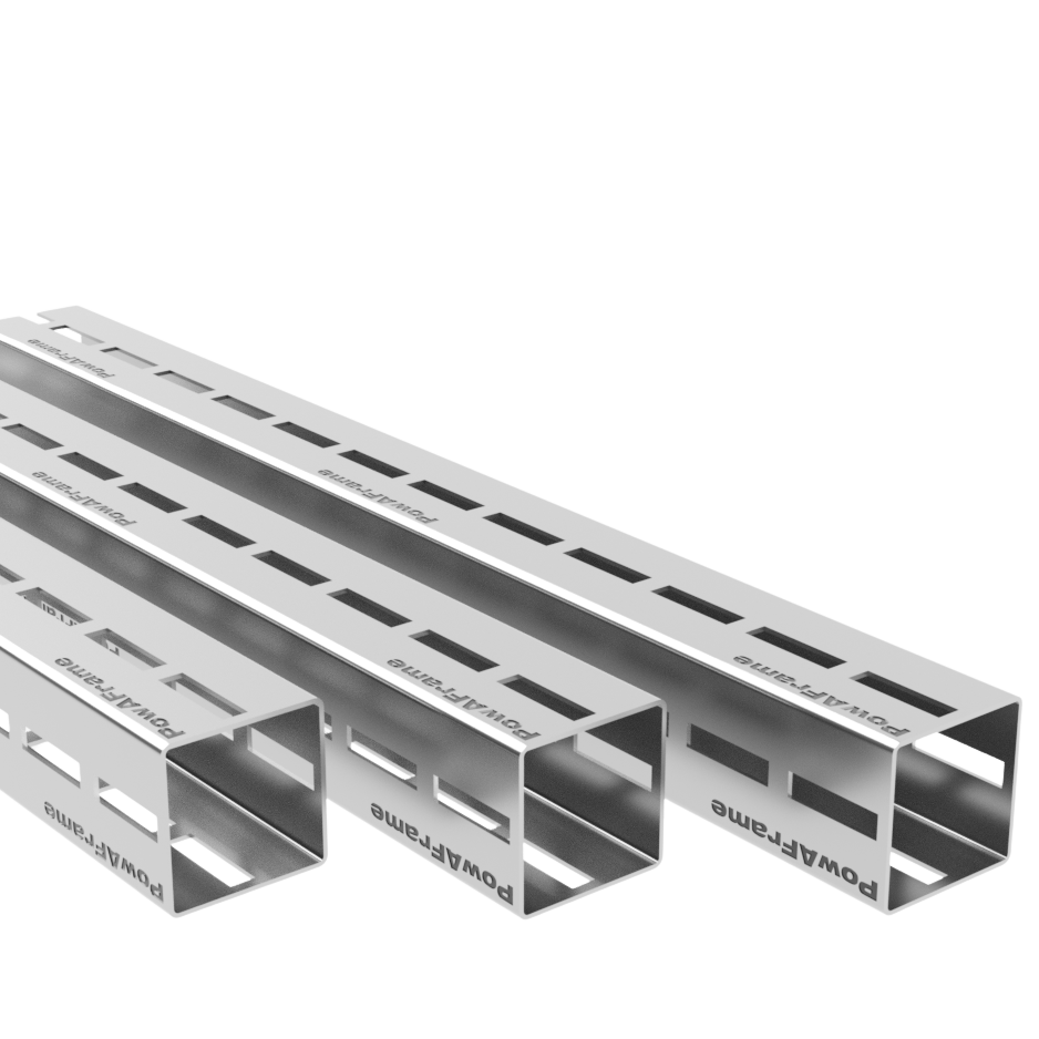 PowAFrame 50 - 50mm x 50mm x 6mtrs Beam