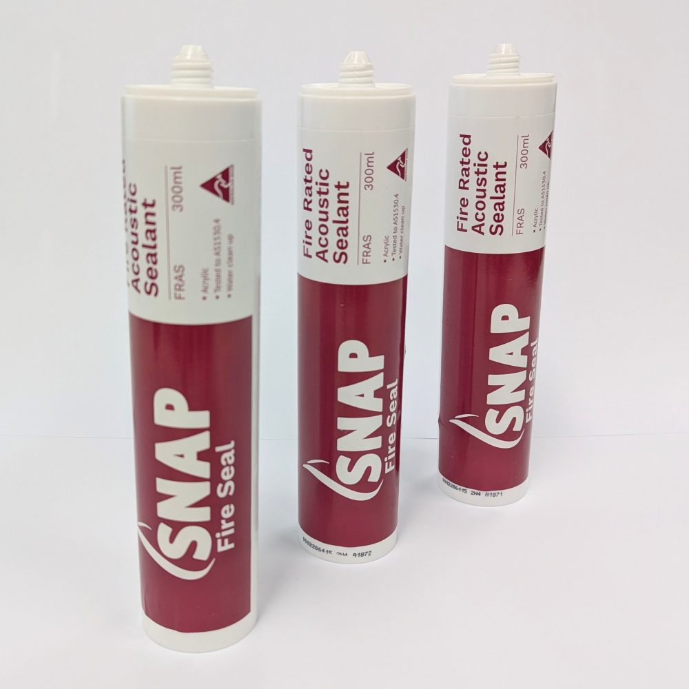 SNAP Fire Rated Acoustic Sealant Cartridge 300ml 