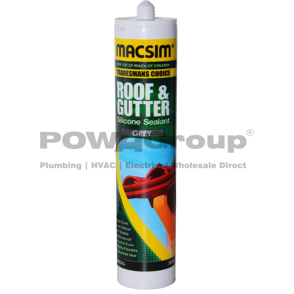 Silicone Roof &amp; Gutter N/Cure Grey 300ml