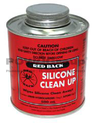 *PO* REDBACK Silicone Clean Up Solvent 500ml
