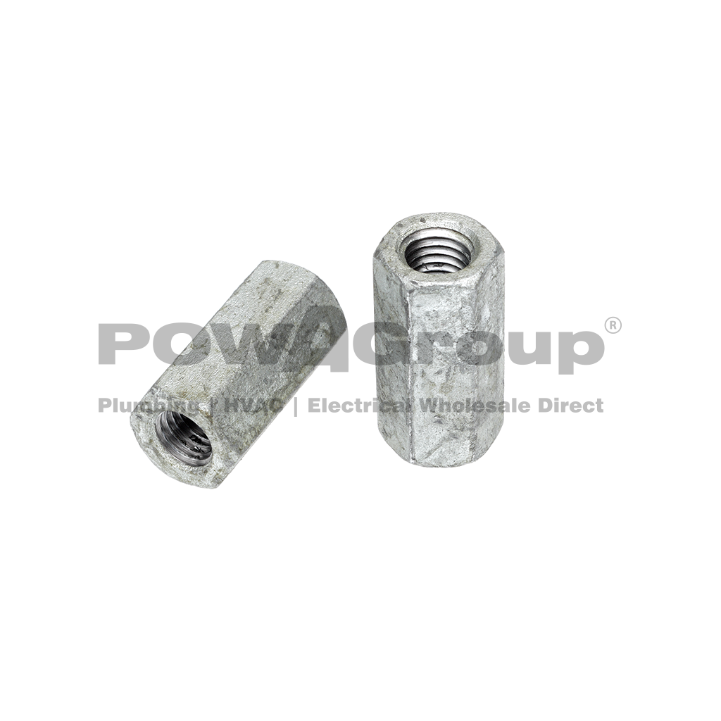 Coupler Hex Nut Hot Dipped Galvanised M10