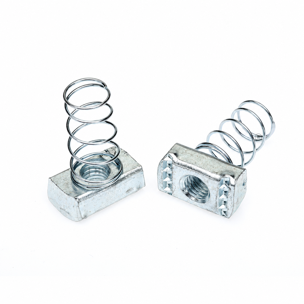 Spring Nut Long M10 Z/P - Suit 41mm x 41mm Strut