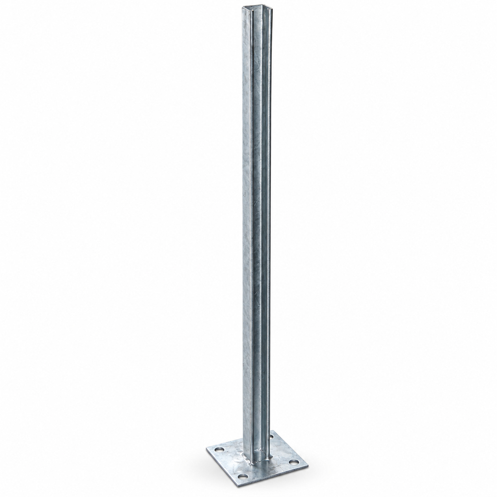 Cantilever HDG Unbraced Bracket 1000mm - With Square 110mm Base Plate