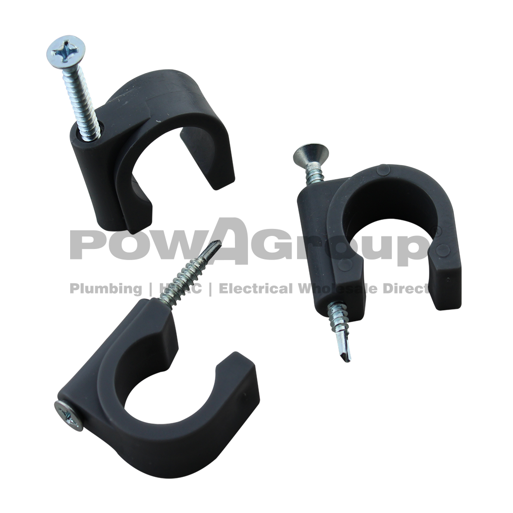 (SPECIAL ORDER) Pex Pipe Saddle 16mm - For Metal, With Self-Drilling Screw