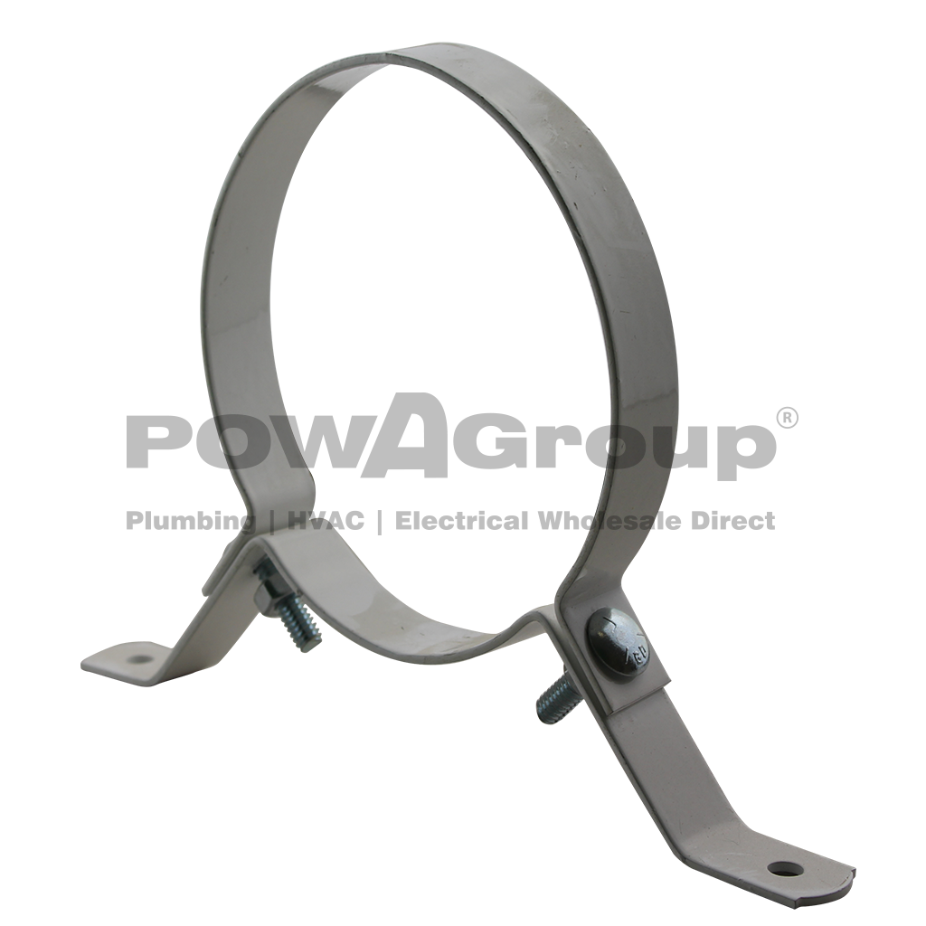 Saddles Stand-Off 2-Piece H/ Duty PVC Powder Coated 100mm