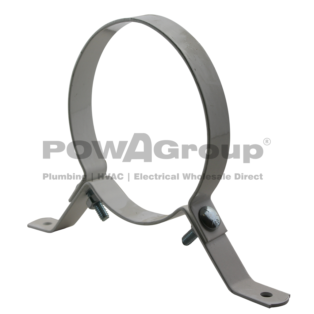 Saddle PVC Stand Off Wall Bracket 2 Piece 150mm (160mm OD)