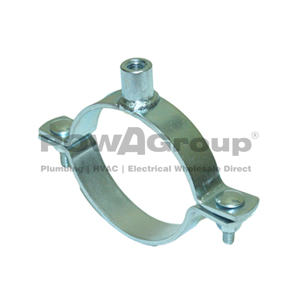 *PO* Welded Nut Clamp Z/P for Gal Pipe 15mm (21.3mm OD)
