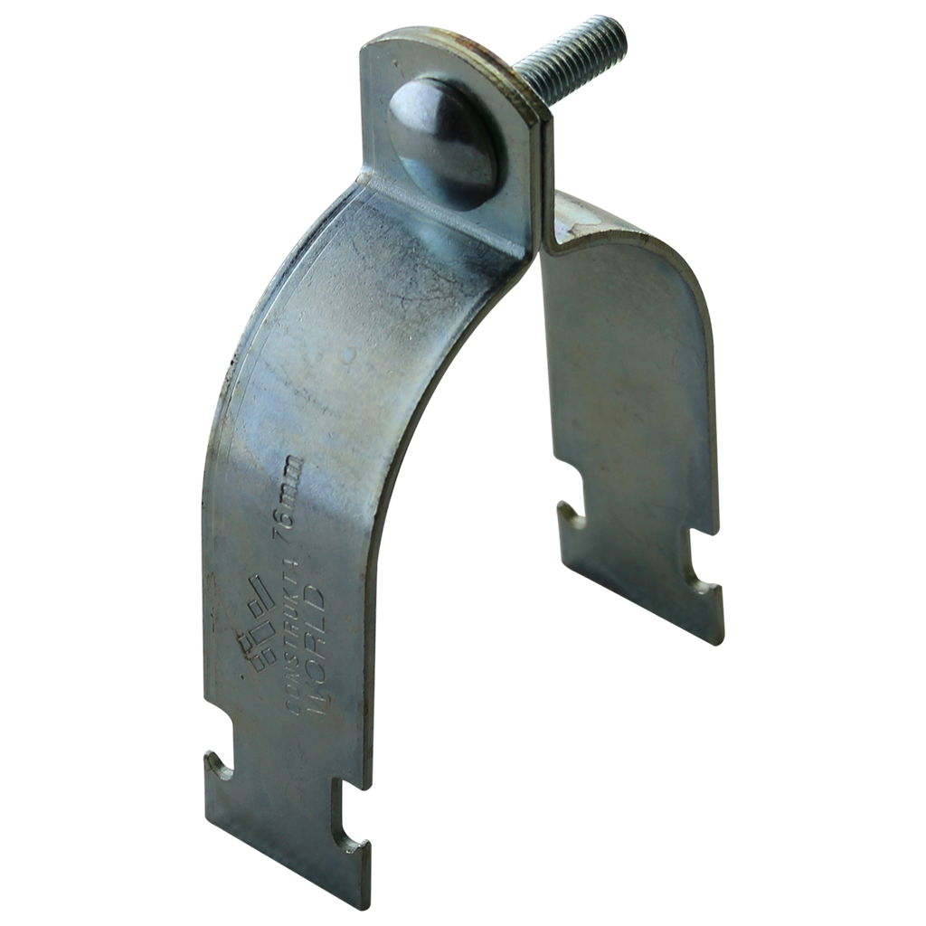 Strut Clip Two Piece Gal Finish 79mmOD