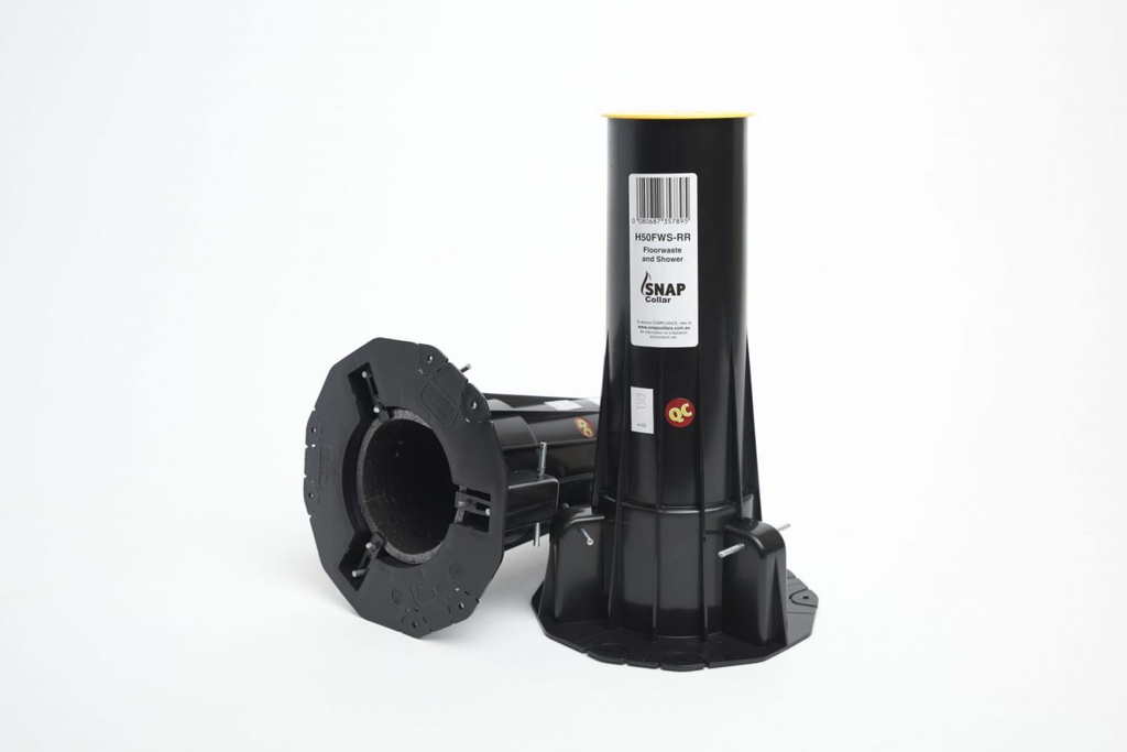 SNAP Floorwaste High Cast-In Fire Collar 50mm H50FWS-RR