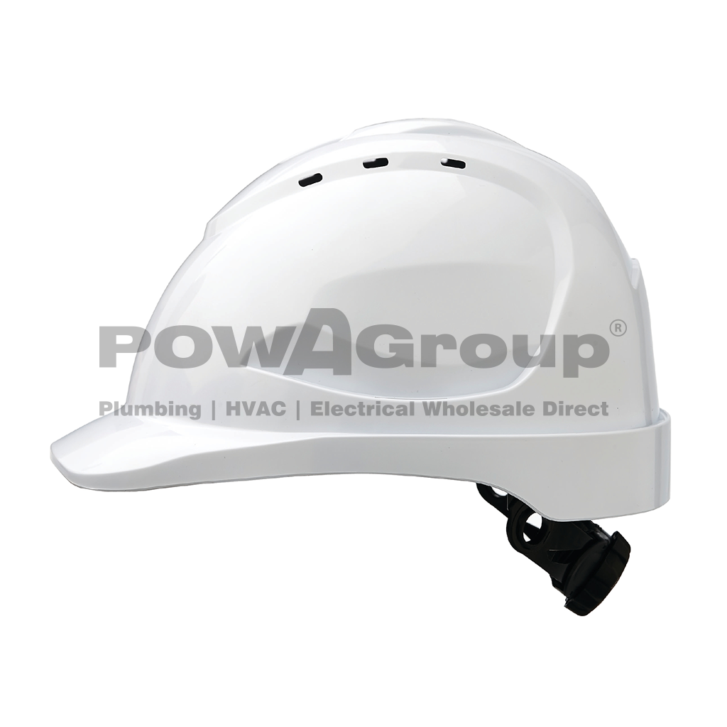 Hard Hat V9 Low Rise Vented - White