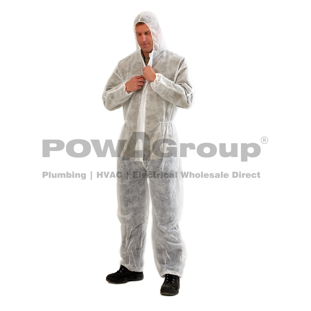 Disposable Overalls White - Large