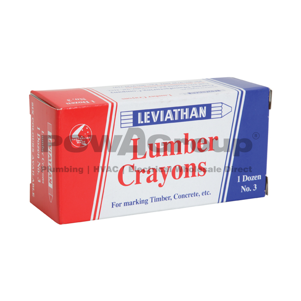 Red Lumber Crayons (Box 12)