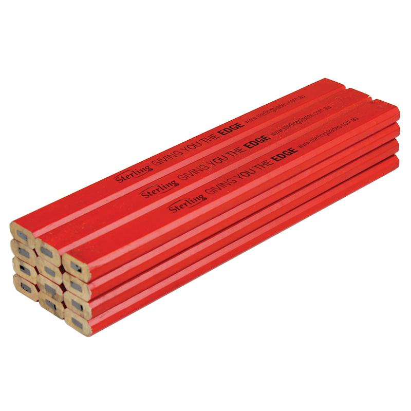 Pencil - Carpenter RED Soft HB