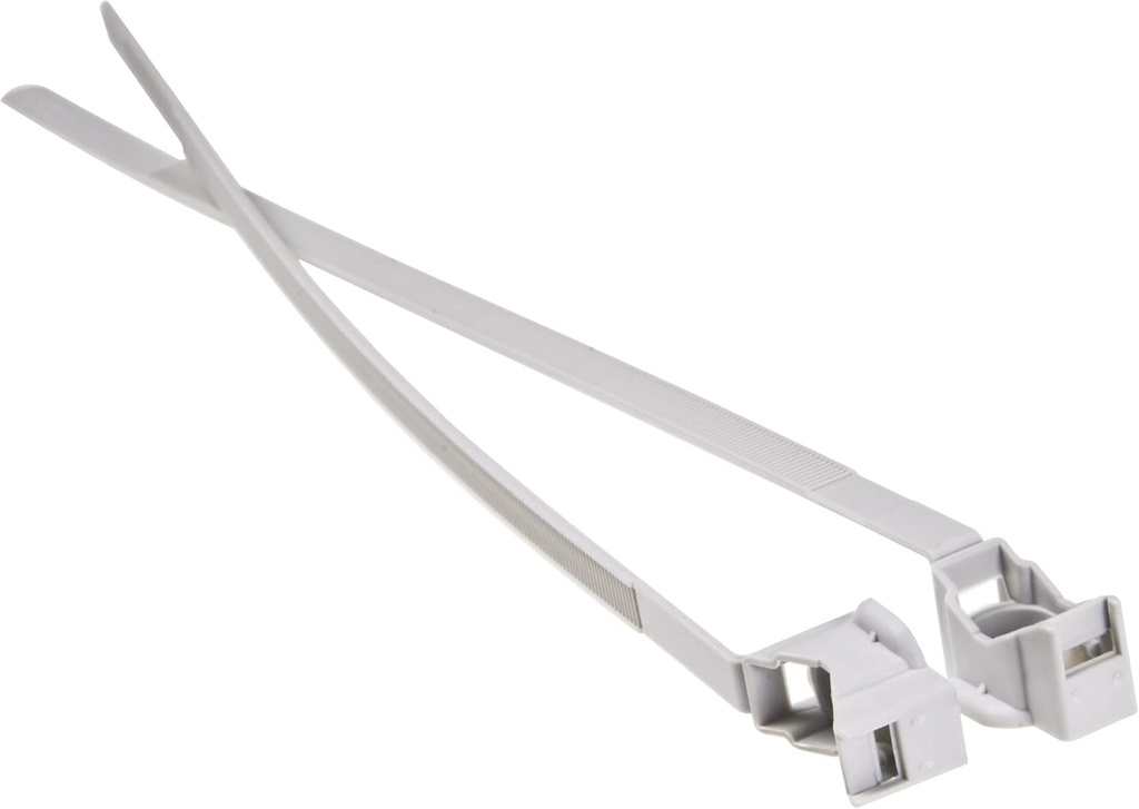 *PO* Pipe Fixing Clip (Cable Tie Built In) GREY 16mm -32mm for Gas Shoot Up to Suit RAMSET Guns