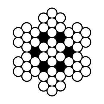 Powafix Catenary Wire High Grade (7x7) 1.60mm x 1000 Metres GAL
