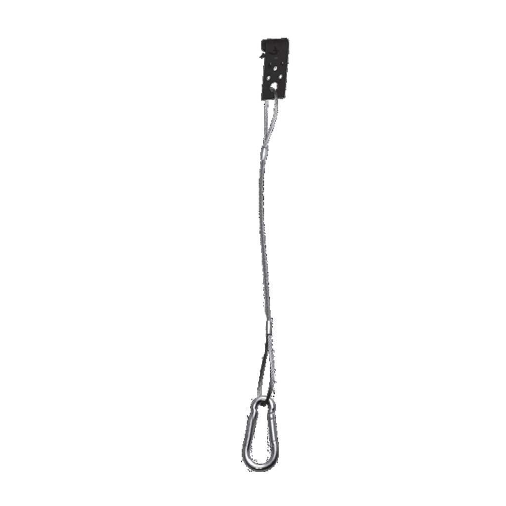 Powafix Redilock Lightloc High Bay Hanger Purlin Clip & Carabiner Hook - 2mm x 250mm long