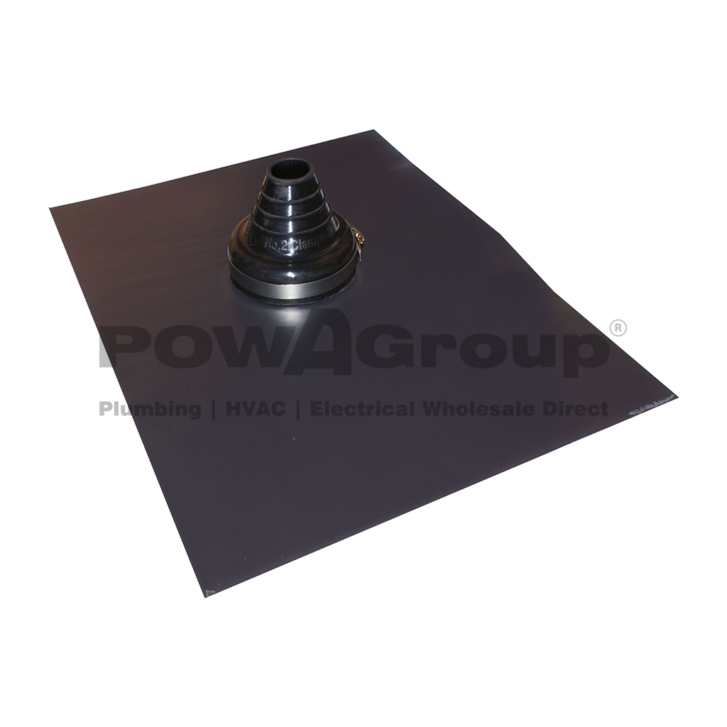 *PO* ENVIRO-LEAD VERSATILE 50mm - 90mm (Black EPDM) Suits Roof Pitches Up to 45°