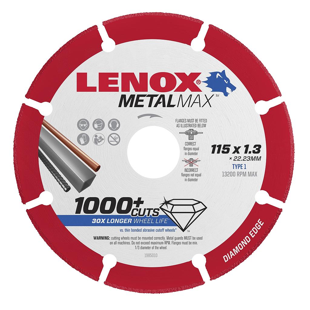Lenox Diamond Ultra Thin Cut-off Wheel 115 x 1.3 x 22.2