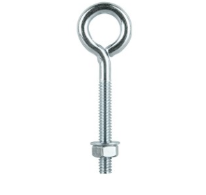 [05EYEBOLTI143] Eye Bolt  1/4" x 3" (75mm) With Nut