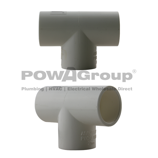 [16PPVC25ET] Pressure PVC Equal Tee 25mm