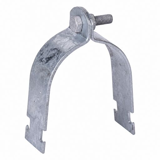 [10STRUTHDG102] Strut Clip Two Piece Hot Dip Gal 102mmOD