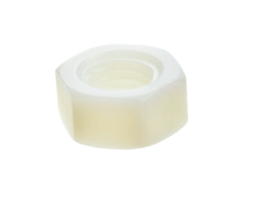 [07NYLONNUTM10] M10 Nut Hex Nylon
