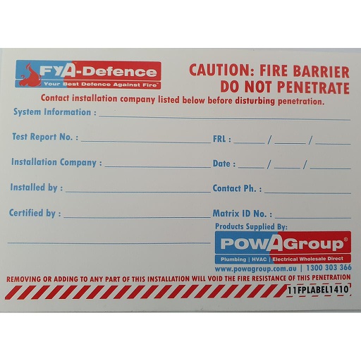 [11FRS1410] Fya-Defence Register Sticker