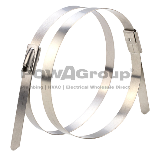 [08CT84012SS] Cable Tie 316 S/Steel 840mm x 12mm