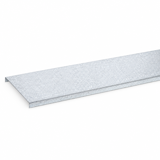 [08PT3C1503G] Cable Tray PT3 Cover Flat 150mm x 2.4m Metres Long Galvabond