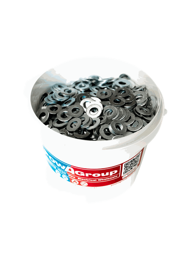 [SO78635] M10 Washer Flat Engineering 4.6 Z/P ID 10.5mm x OD 21mm x 1.6 1600pcs Bucket Deal