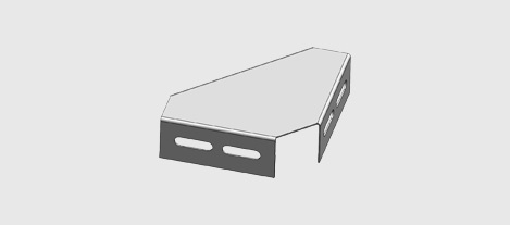 [08PT3TCBHDG] Cable Tray Tee Cross Bracket HDG - PT3 Corner