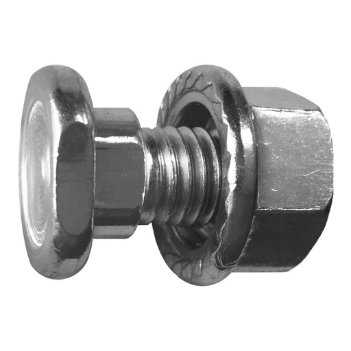 [08PT3BFN] PT3 Bolt & Flange Nut M10 x 20mm Dacromet