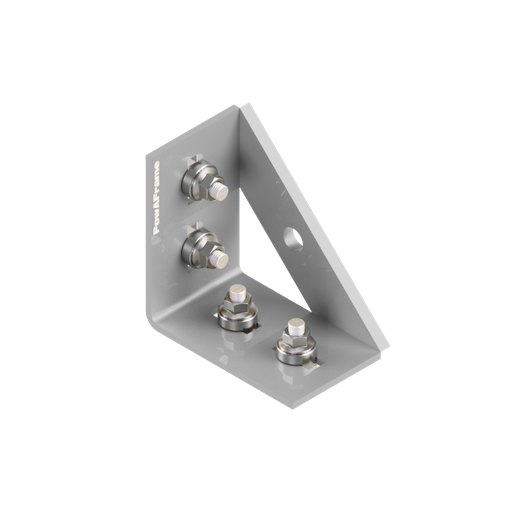 [28PF80BB] PowAFrame 80 Braced Angle Bracket