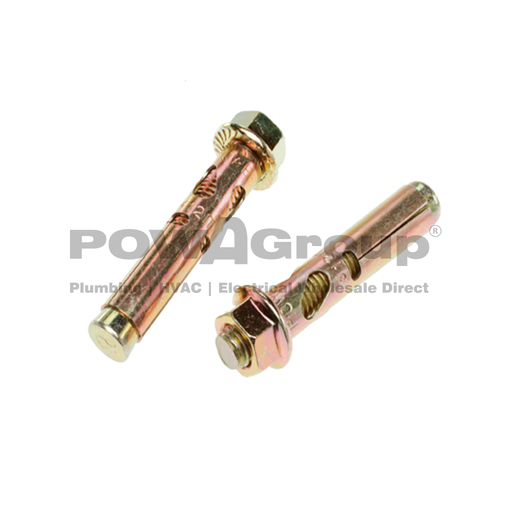 [02AAHSA005] Sleeve Anchor Hex Head Z/P 6.5mm x 35mm 