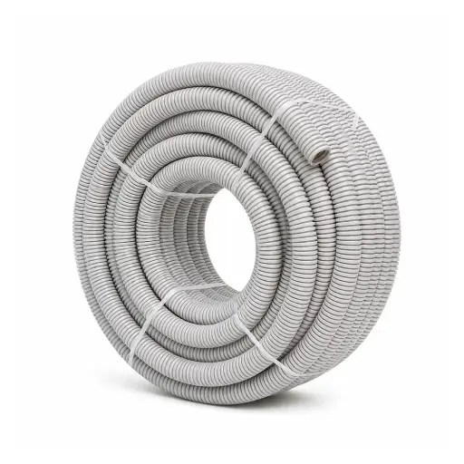 [08CCRG5010] Conduit Corrugated POWACITY Flexible 50mm x 10 mtr Roll Grey Medium Duty