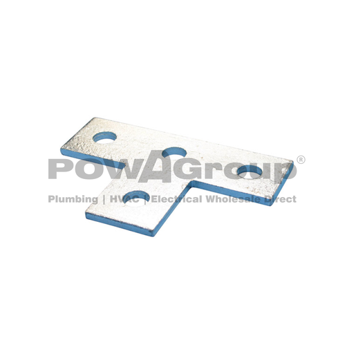 [09TBF4H] Strut Bracket Flat T Plate 4 Hole HDG