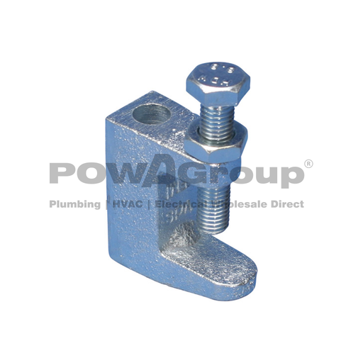 [10AEHBC006] Beam Clamp Wide Mouth M10 Thread Heavy Duty (38mm Mouth)