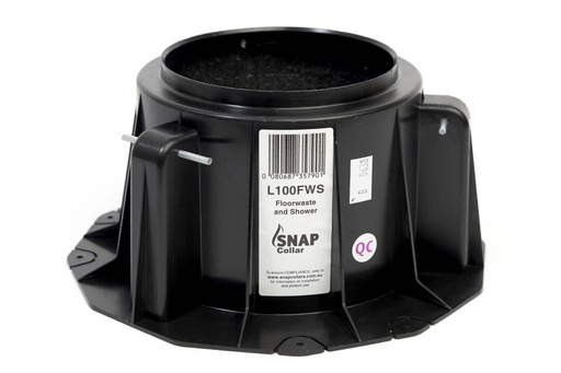 [11CASTL100FWS] SNAP Floorwaste Low Cast-in Fire Collar  65mm-100mm L100FWS