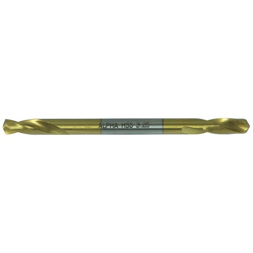 [12DBHSSD30] Drill Bit Double End Tinite Coated No.30 (3.26mm) - Gold Series