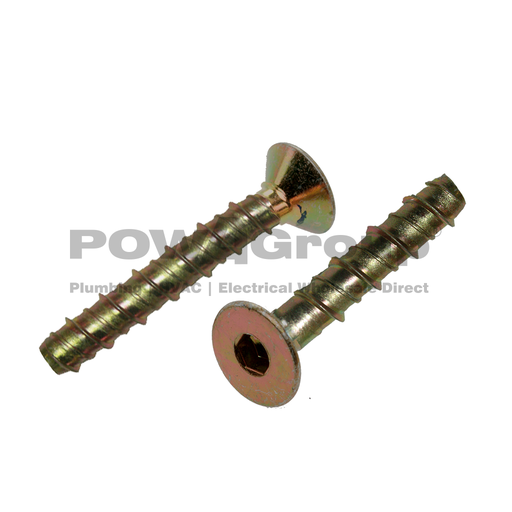 [02ARCSB003] Screw-in Bolt CSK Head Concrete Anchor Z/P 6mm x 75mm