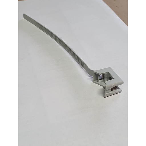 [20ALTIP023] *PO* Pipe Fixing Clip (Cable Tie Built In) GREY 16mm -32mm for Gas Shoot Up to Suit RAMSET Guns
