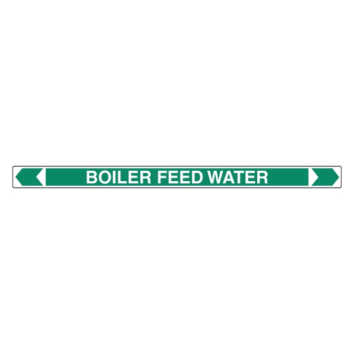 [22AFPMK002] *PO* Pipe Marker - Boiler Feed Water 40mm x 400mm(G)
