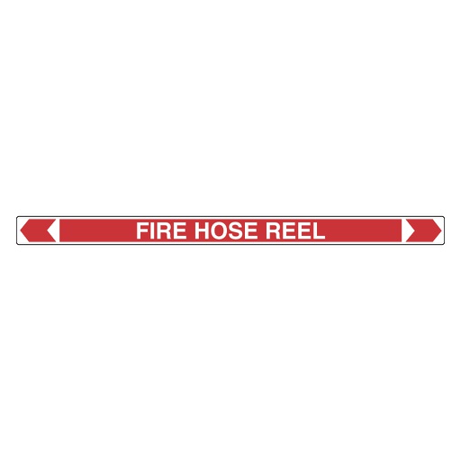 [22AFPMK955] *PO* Pipe Marker ;- Fire Hose Reel 50mm x 380mm(R)