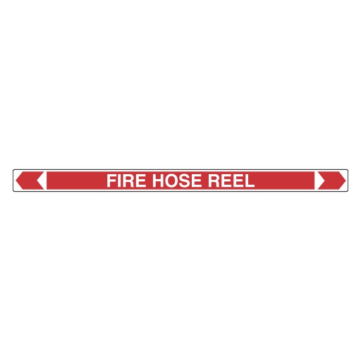 [22AFPMK955] *PO* Pipe Marker ;- Fire Hose Reel 50mm x 380mm(R)
