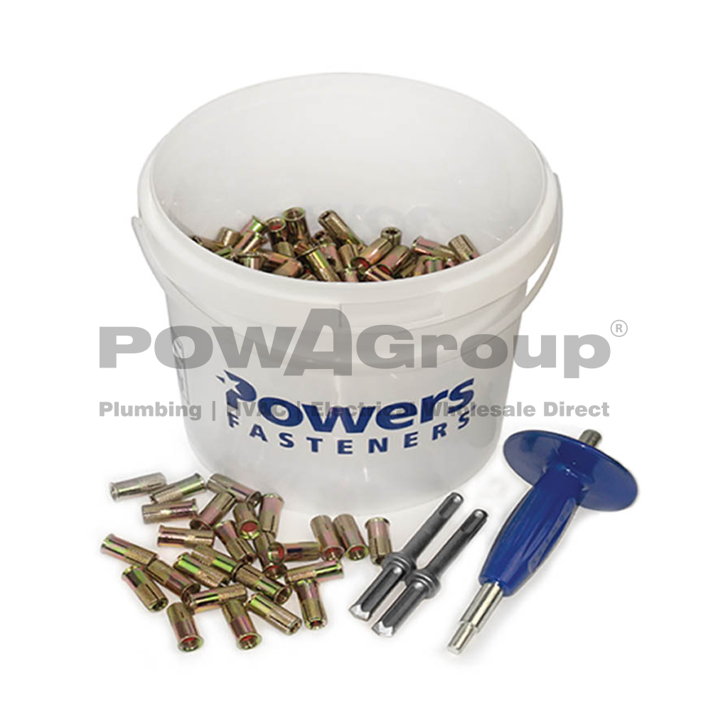 Lipped Drop In Anchor Z/P M12 x 50mm Bucket Deal 300 pcs + 2 x Preset